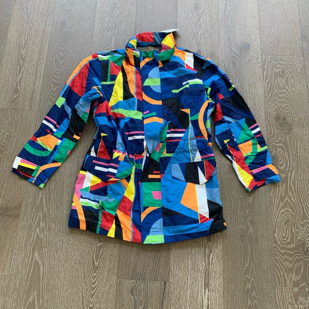 Lauren Ralph Lauren geometric pattern rain jacket